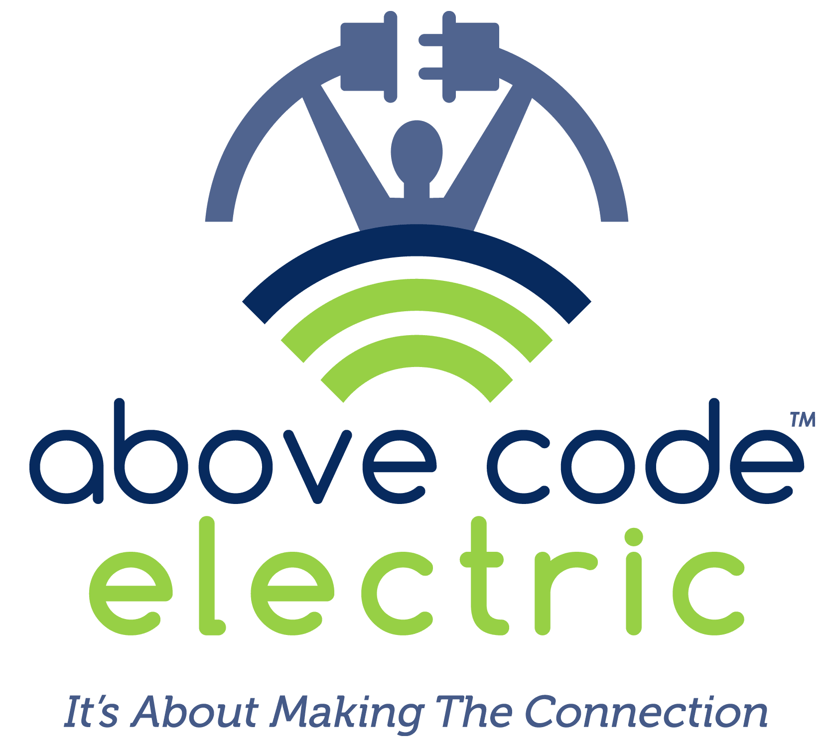 Above code electric logo.